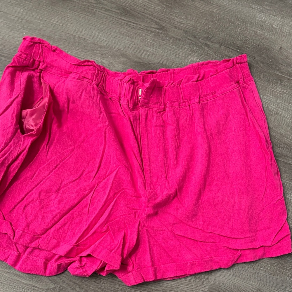 Forever 21 Hot Pink High Waist Shorts